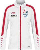 FSC Trainingsjacke Damen- weiß/rot