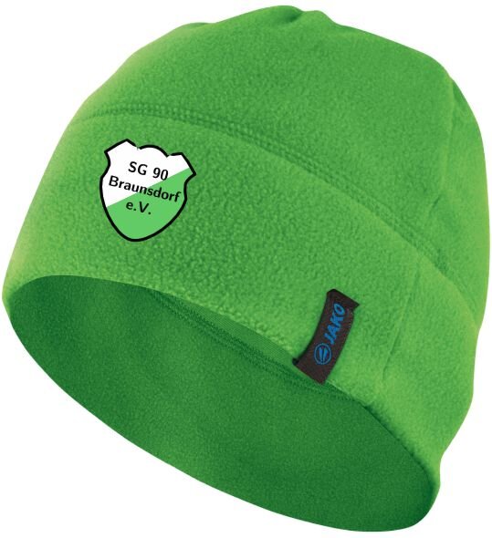 SG 90 Braunsdorf - Mütze soft green Junior